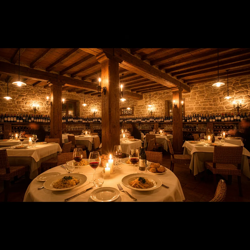 Sfeervolle interieur van Forchetta restaurant